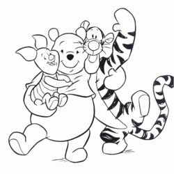 Magnificent Winnie The Pooh Coloring Pages Color Print Episodes