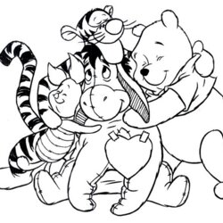 Winnie The Pooh Coloring Pages Free Download On