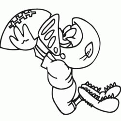 Superior Free Printable Football Coloring Pages For Kids Best Sports Rugby Print Sheets Color Receiver