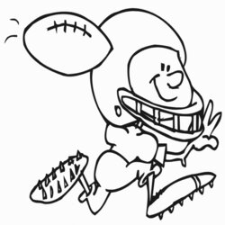 Very Good Free Printable Football Coloring Pages For Kids Best Sheets Player Color Print Drawings
