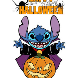 Magnificent Stitch Halloween Coloring Super Fun Holiday Pages