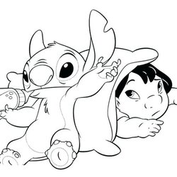 Sublime Lilo And Stitch Halloween Coloring Pages Cleveland