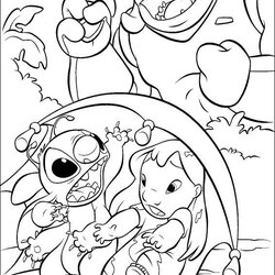 Legit Lilo And Stitch Halloween Coloring Pages World
