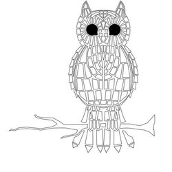 Super Get This Printable Mosaic Coloring Pages Online Patterns Kids Colouring Animal Adults Print Book Owl