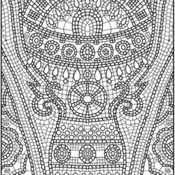 Capital Free Mosaic Coloring Pages For Kids Disney Adult Printable Adults Print Color Colouring Mosaics Book