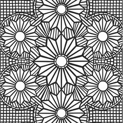 Mosaic Coloring Pages To Download And Print For Free Patterns Printable Adults Adult Mosaics Color Kids
