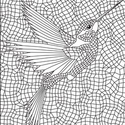 Mosaic Coloring Pages To Download And Print For Free