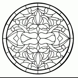 Wonderful Mosaic Coloring Pages At Free Printable Medallion Flower Color Unique Sheet Print