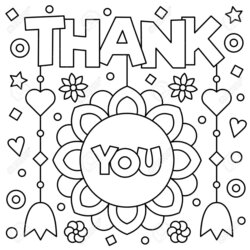 Coloring Pages For Kids Free Printable Thank You
