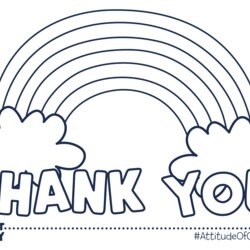 Sterling Thank You Coloring Pages Page Royalty Free Vector Source Gratitude Colouring Sheet