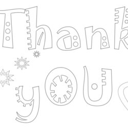 The Highest Quality Free Thank You Coloring Pages Printable Kids Kindergarten