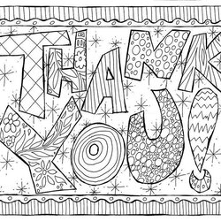 Terrific Saying Thank You Coloring Pages Archives Art
