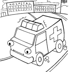 Legit Free Ambulance Coloring Page Download Library Book Popular