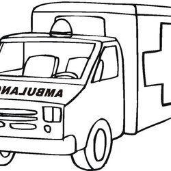 Superb Free Ambulance Pictures Download Images Coloring Pages Library