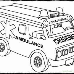 Outstanding Free Ambulance Coloring Page Download Pages Rescue Vehicles Printable Print Colouring Car