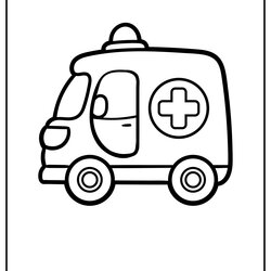 Wizard Coloring Pages Ambulance