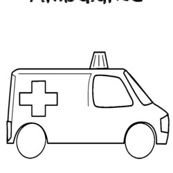 Tremendous Ambulance Transportation Free Printable Coloring Pages Kb