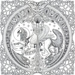 Worthy Get This Free Complex Coloring Pages To Print For Adults Complicated Mandala Printable Pokemon Celtic