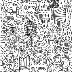 Preeminent Print Download Complex Coloring Pages For Kids And Adults Colouring Teens Adult Teenagers Doodle