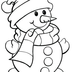 Very Good Easy Coloring Pages Christmas At Free Download Printable