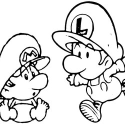 Free Printable Mario Coloring Pages For Kids Brothers Print To