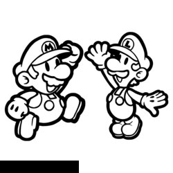 Sublime Free Mario Brothers Coloring Pages Super Bros