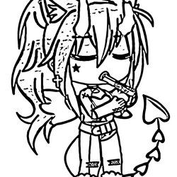 Life Coloring Pages Cute Done Wolf Girl Page