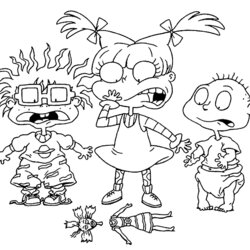 Spiffing Printable Coloring Pages Home Nickelodeon Rug Site Rats Grown