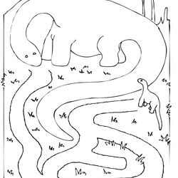 Coloring Pages And Mazes At Free Printable Dinosaur Maze Worksheets Preschool Worksheet Dot Activity Reading