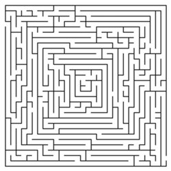 High Quality Hard Mazes Best Coloring Pages For Kids Printable Adults Medium