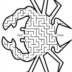 Legit Maze Coloring Page Home Mazes Crab Printable Fish Pages Kids Start Shaped Through Finish Ocean Animal