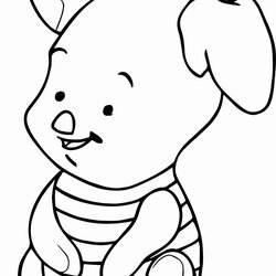 Preeminent Winnie The Pooh Printable Coloring Pages At Free Download Piglet Baby Draw Batman Fall Cute Color