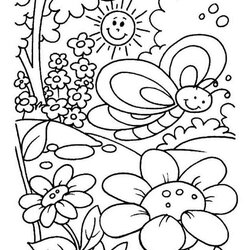 Summer Coloring Pages Download And Print Nature Printable