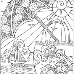 Summer Coloring Pages Online Most Popular Printable Nature