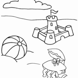 Spiffing Summer Coloring Pages For Kids Colouring Print Fun Beach