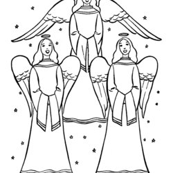 Super Christian Christmas Coloring Page Herald Angels Sing