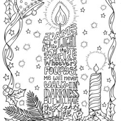 Christian Coloring Pages For Christmas Color Book Digital Adult Mandala Adults Church Advent Nativity