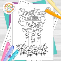 Smashing Free Printable Christian Christmas Coloring Pages Kids Activities Blog Religious Feature Image