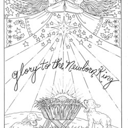 Champion Christmas Christian Coloring Page Holidays Adult Scriptures Born Grown Nativity Mandala