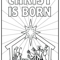 Legit Religious Christmas Coloring Pages At Free Printable Color Colouring Print