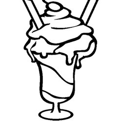 Out Of This World Free Printable Ice Cream Coloring Pages For Kids Sundae Cute Drawing Choose Board