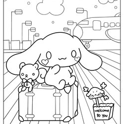 Outstanding Coloring Pages Free Cinnamon In Airport Page For Kids