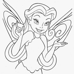 Great Coloring Pages Tinkerbell And Clip Art Free Printable Tinker Bell