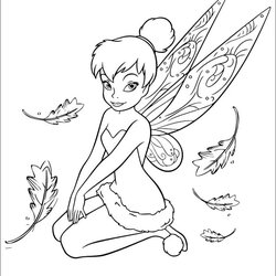 Out Of This World Tinkerbell Coloring Pages Free Premium Bell Tinker Disney Drawing Color Para Fairy