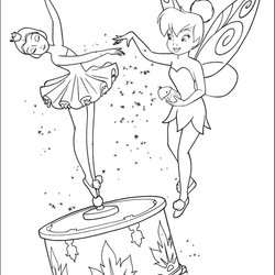 Cool Tinkerbell Coloring Pages Print Color Movie Cl
