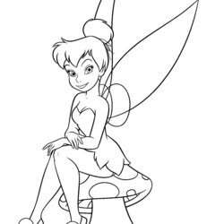 Legit Tinkerbell Printable Coloring Pages