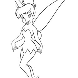 Superior Tinkerbell Printable Coloring Pages