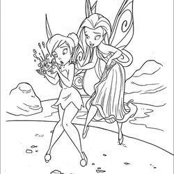 The Highest Standard Tinkerbell Coloring Pages Free Colouring Template Templates