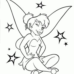 Free Printable Tinkerbell Coloring Pages For Kids Print Tinker Bell Girls To