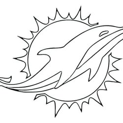 Great Free Dolphin Coloring Pages Printable Dolphins Miami Hurricanes Redskins Colouring